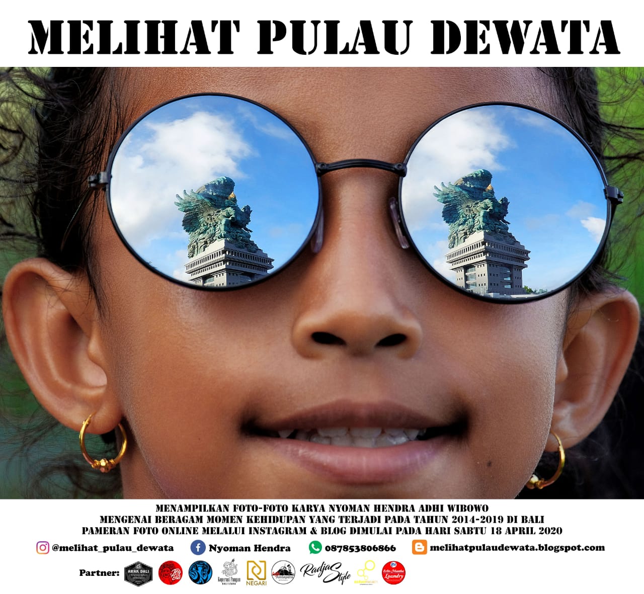 Poster pameran foto online, "Melihat Pulau Dewata"